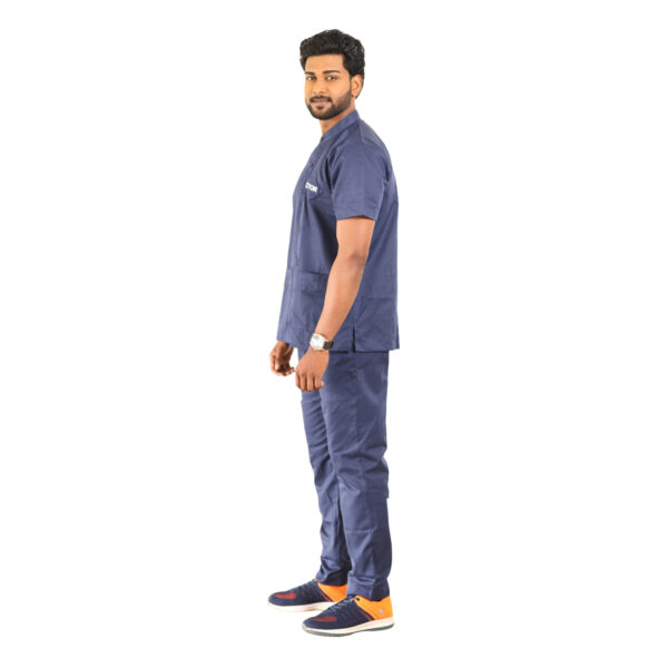 Medical Scrub Chinese Collar Button Type - Image 3