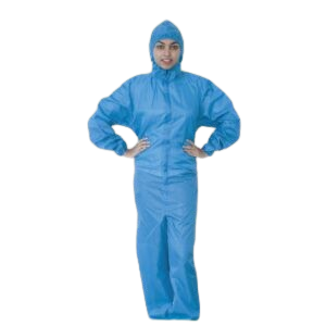Blue Taffeta Coverall