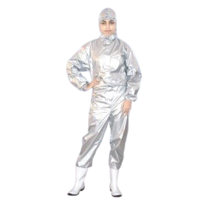Silver Taffeta Coverall