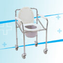 Commode Chair with Wheels