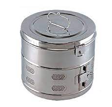 Dressing Drum Stainless Steel 6 x 6 inch Medical Dressing Drum