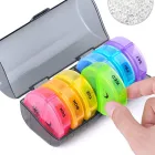 Multi-colour 7  Day Pill  Box