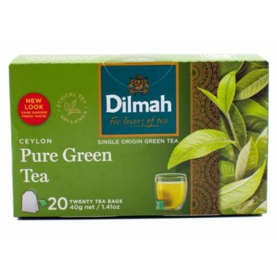 Dilmah Ceylon  Pure Green Tea For Lovers Of Tea 20  Tea Bags
