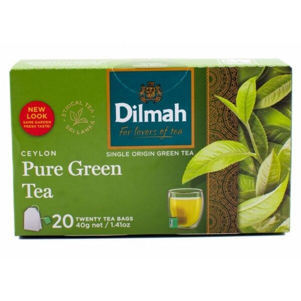 Dilmah Ceylon  Pure Green Tea For Lovers Of Tea 20  Tea Bags