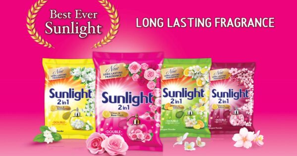 Sunlight 2 in 1 Detergent Powder 1kg