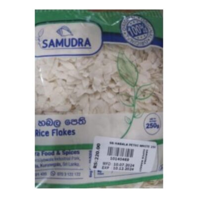 Samudra  White Rice Flakes 250 g