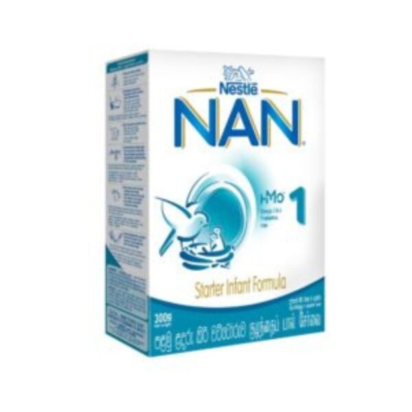 Nestle NAN 1 HMO Starter Infant Formula with Iron – Birth to 6 Months, 300 g Bag in Box