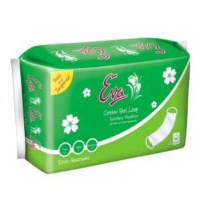 Eva Cotton Feel Loop Sanitary Napkins 10 Pcs Pack